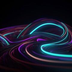 3D render neon lights
Generative AI