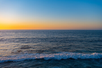 beautiful seascape at sunset nature. seascape at sunset outdoor. photo of seascape at sunset horizon