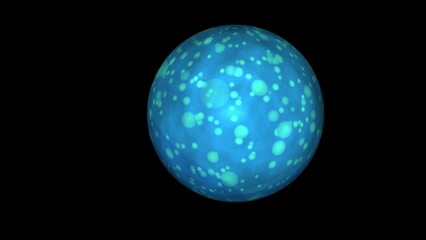 3d shining sphere	
