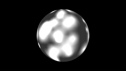 3d shining sphere	
