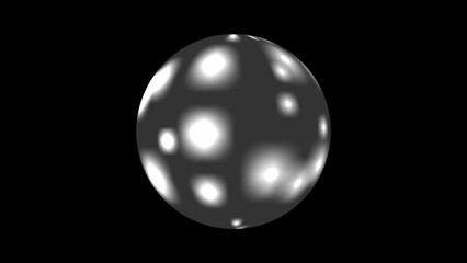 3d shining sphere	
