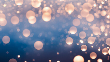 sparkling bokeh lights background, magical and dreamy concept.