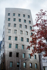 Hannover, Germany - October 14, 2022. Modern building in the city of Hannover, capital of the...