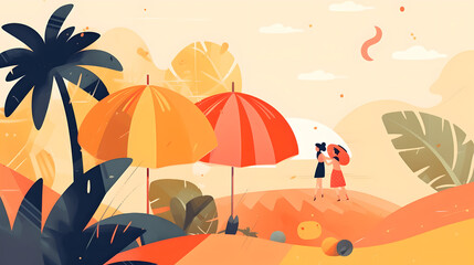 Vibrant and Colorful Art Celebrates the Joy of Summer
