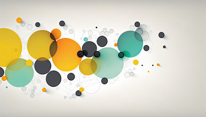 Plexus Circles: A Vibrant and Dynamic Abstract Geometric Background