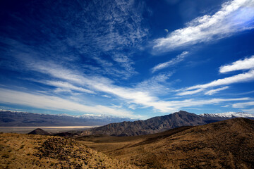 desert landscapes on the road