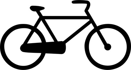 bicycle silhouette, bicycle vector, bike illustration
