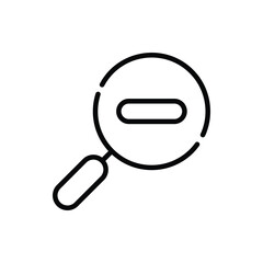 Zoom Out icon. Suitable for Web Page, Mobile App, UI, UX and GUI design