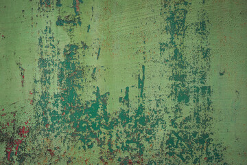 Rusty metal texture background. Old dirty wall background design. Colored texture background cracked paint. Heavy rusted peeled metal texture. Abstract grunge wall texture.