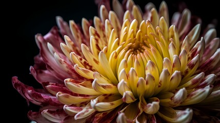 Close-up of a Chrysanthemum Bloom