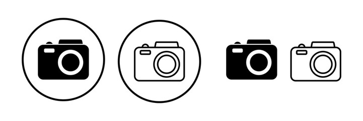 Camera Icon in trendy flat style isolated. Camera symbol web site design
