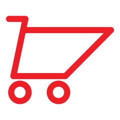 Shopping cart logo icon design template isolated