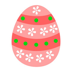 easter egg with ribbon