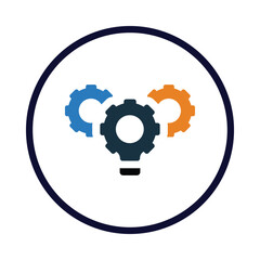 gear, setting, management, gear setting icon