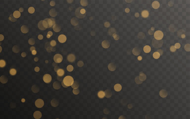 abstract blurred light element. Bokeh lights decoration or background  Generative AI