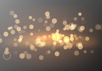 abstract blurred light element. Bokeh lights decoration or background 