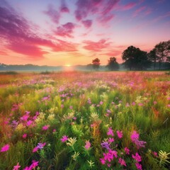 Sunrise meadow
