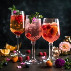 Chic Libations: A Collection of Exclusive and Elegant Girly Drinks, Generative AI