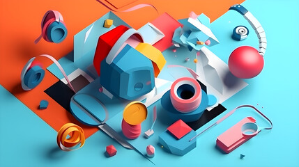 background with circles