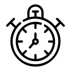 stopwatch line icon