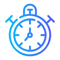 stopwatch gradient icon