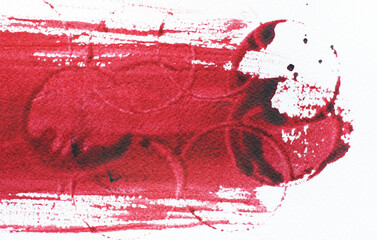 Red watercolor background wash design