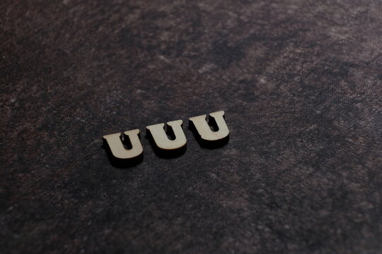 the initials of the letter uuu. triple u.