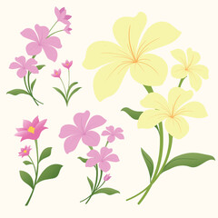 Fototapeta na wymiar illustration of flowers