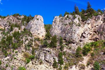Cliffs in Glenwood Canyon