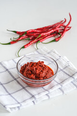 bumbu dasar, basic blended spices, typical of Indonesian traditional mix slices to make various dishsuch as stir fry, stew or soup.
