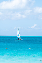 sailing at the resort