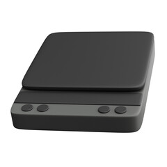 Coffee Weighing Scale 3d illustration