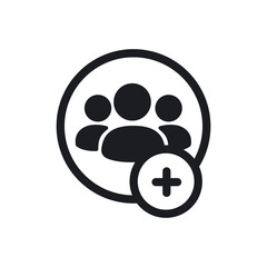 Addition of people icon