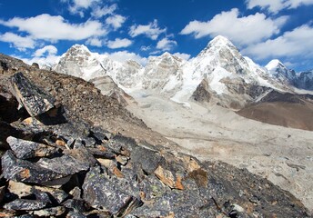 Mount Pumori Kala patthar glacier Himalayas mountains