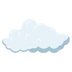 Fototapeta premium cute cloud shape illustration
