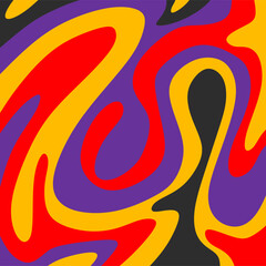 Abstract background with colorful wavy lines pattern