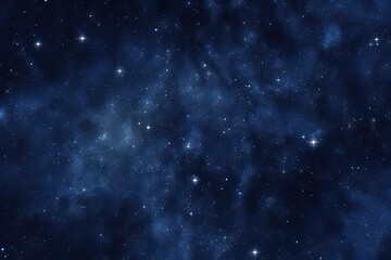 Fototapeta na wymiar Outer space background texture. Tileable deep royal blue celestial stars and nebula in the night sky wallpaper or backdrop , ai generated