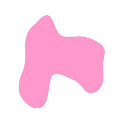 Pink Blob Aesthetic Shape