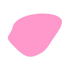 Pink Blob Aesthetic Shape
