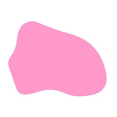Pink Blob Aesthetic Shape
