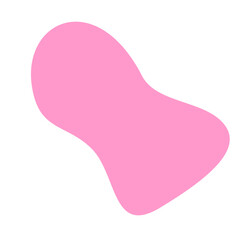 Pink Blob Aesthetic Shape