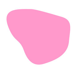 Pink Blob Aesthetic Shape