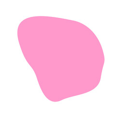 Pink Blob Aesthetic Shape