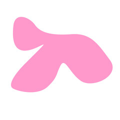 Pink Blob Aesthetic Shape