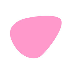 Pink Blob Aesthetic Shape