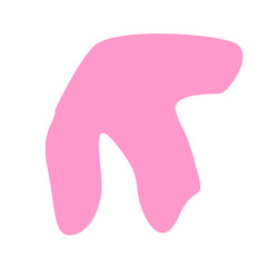 Pink Blob Aesthetic Shape