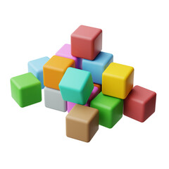 Cube 3d illustration