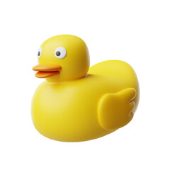 Rubber ducks 3d illustration