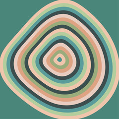 Colorful geometric circle vector illustration design