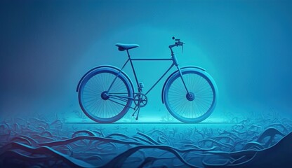 Fototapeta premium World Bicycle Day. Go Green Save Environment.